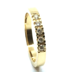 CHRISTOFFESEN JEWELLERY ALLIANCE RING I 14 KARAT GULD MED BRILLANTER - 5000916