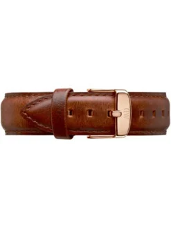DANIEL WELLINGTON CLASSIC ST MAWES BRUN LÆDERREM 20 MM - DW00200006