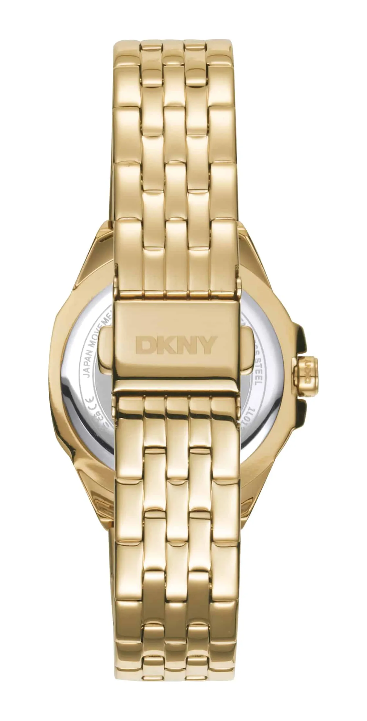DKNY BROOKLYN MINI UR DAME GULD FARVET MED LÆNKE - DK1L013M0065