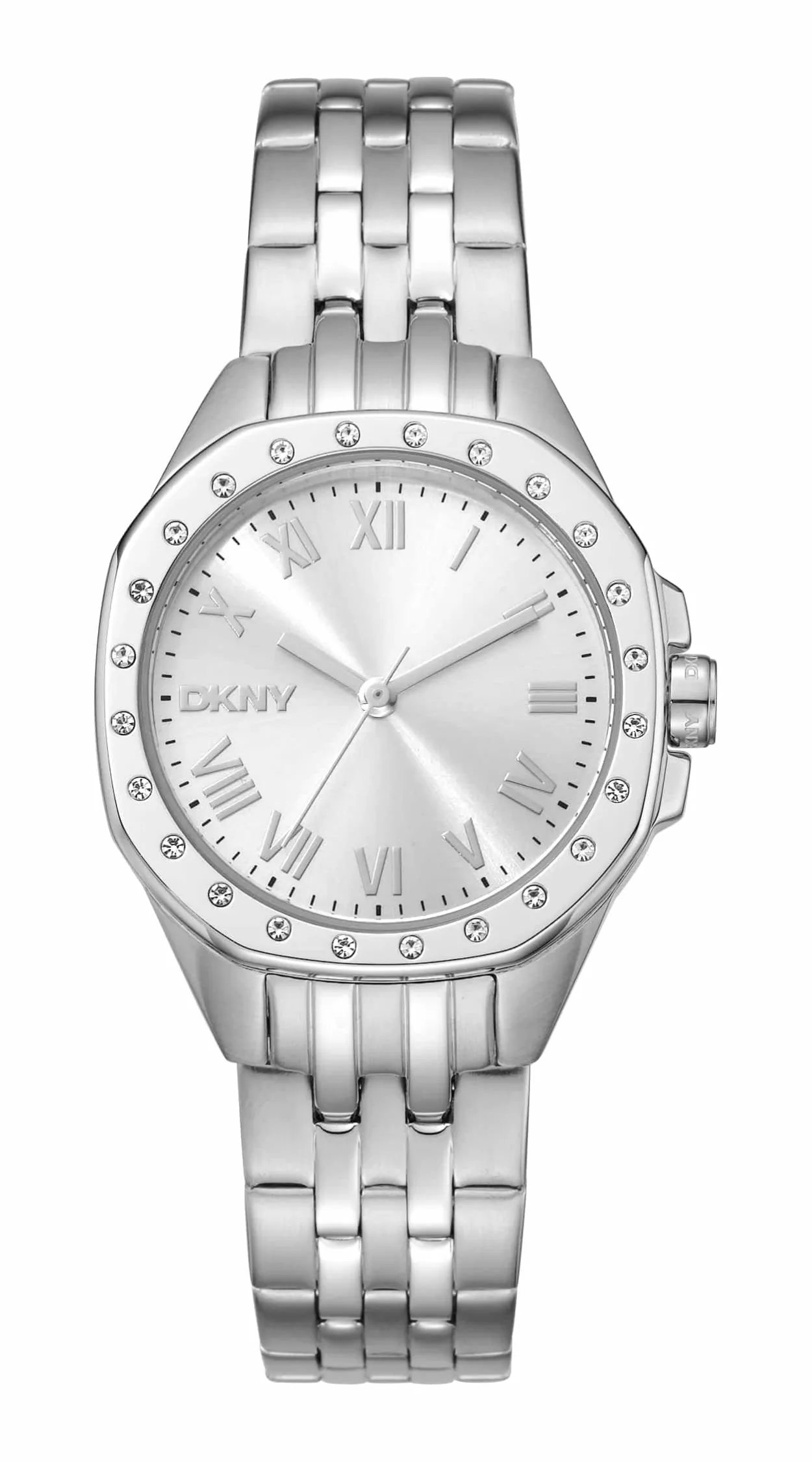DKNY BROOKLYN MINI UR DAME STÅL MED LÆNKE - DK1L013M0045