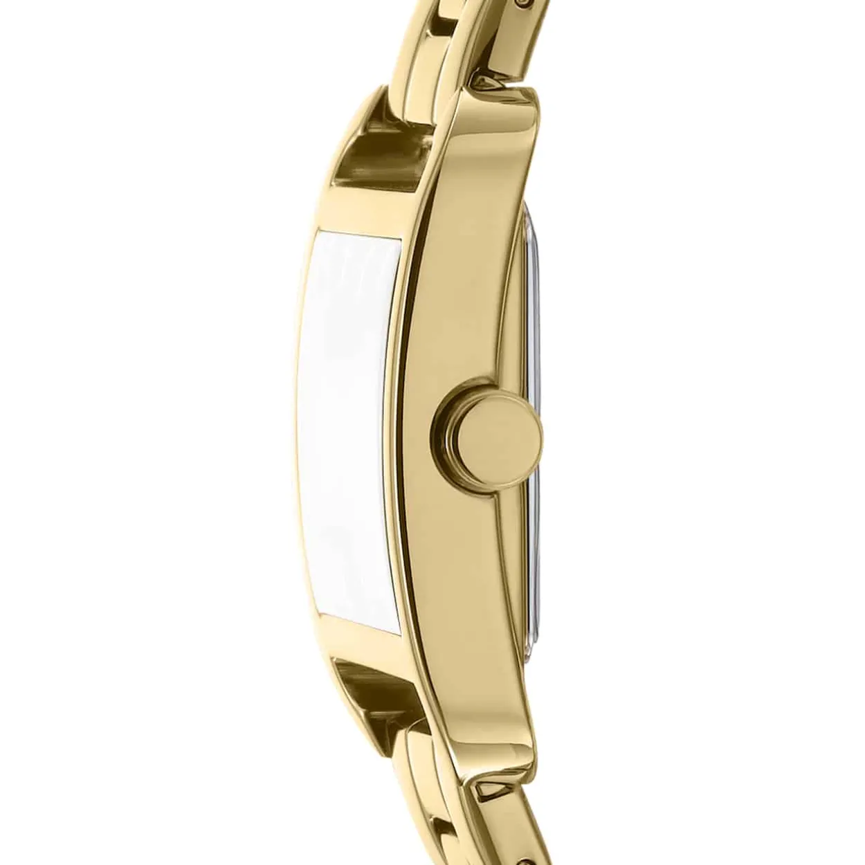 DKNY CITY MIDI UR DAME GULD FARVET MED LÆNKE - DK1L004M0055