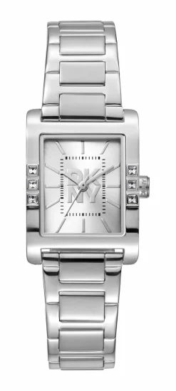 DKNY DAME WESTSIDE GLITZ STÅL MED LÆNKE - DK1L008M0045