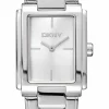DKNY EVERYDAY UR DAME FIRKANTET I STÅL - DK1L121M0045