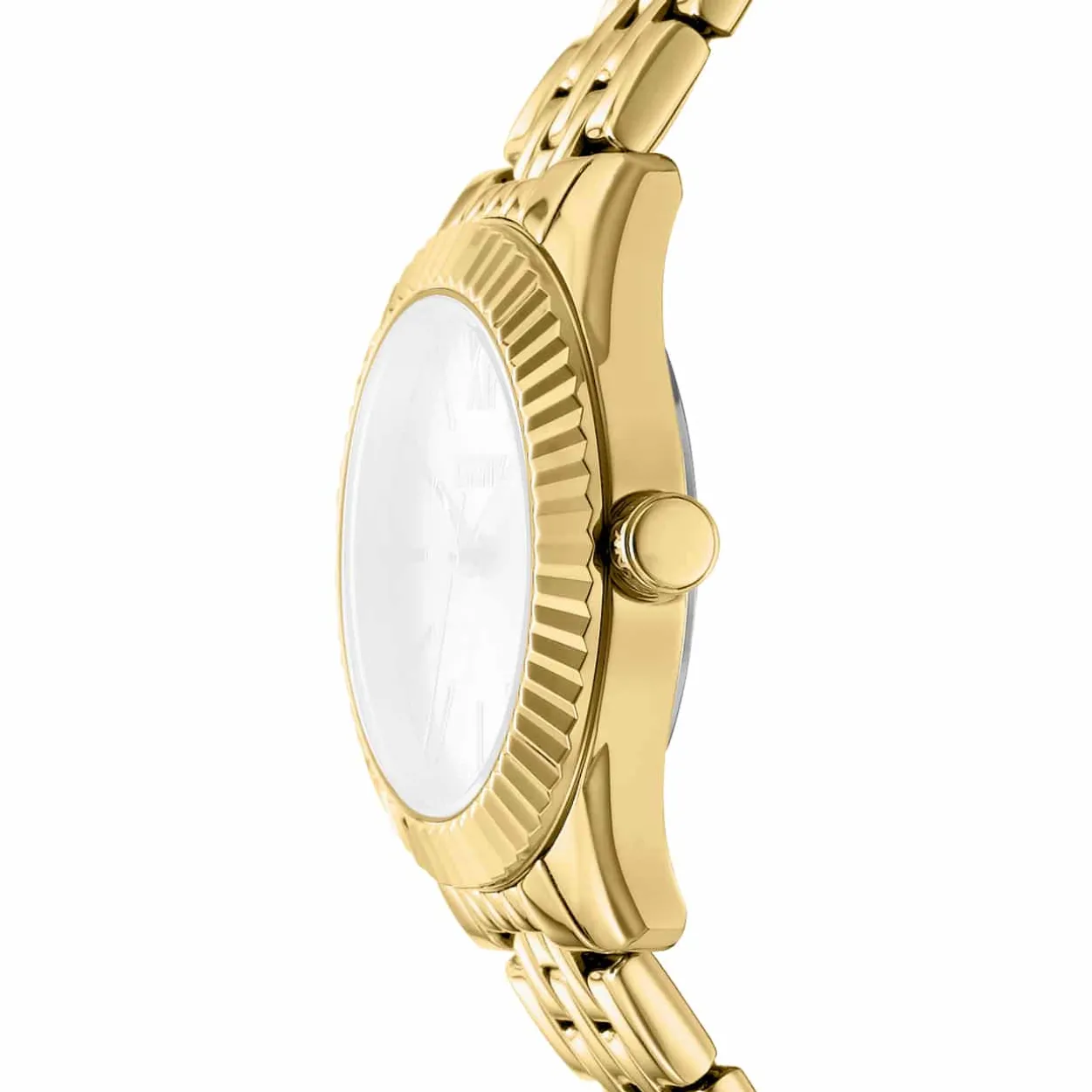 DKNY EVERYDAY UR DAME GULD FARVET MED LÆNKE - DK1L017M1065