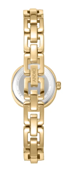 DKNY EVERYDAY UR DAME GULD FARVET MED LÆNKE - DK1L139M0035