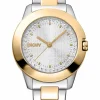 DKNY PARK AVE LOGO UR DAME TO FARVET MED LÆNKE - DK1L021M0075