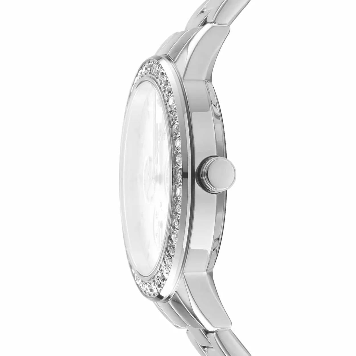 DKNY PARSONS MULTI GLITZ UR DAME STÅL MED LÆNKE - DK1L055M0035