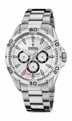 FESTINA DAY-DATE STÅL UR HERRE - F20623/1