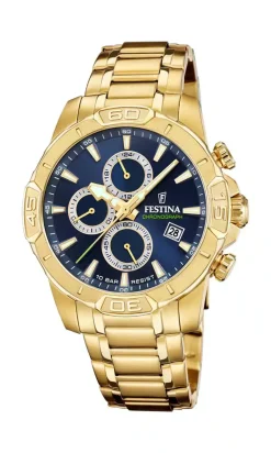 FESTINA UR HERRE MED CHRONOGRAPH I BLÅ - F20705/5