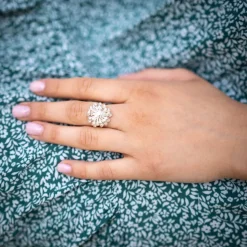 FLORA DANICA DILD RING SØLV STOR - DF-StRi-S