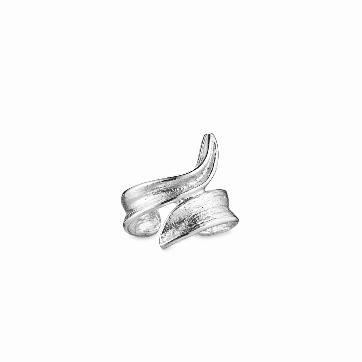 FLORA DANICA EAR CUFF GRÆS SØLV - GR-EACU-S
