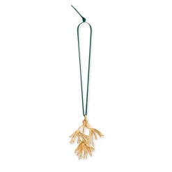 FLORA DANICA GRANGREN JULEPYNT I BELAGT 18 KARAT GULD - XMAS-GRANGREN-G
