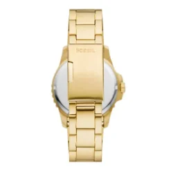 FOSSIL BLUE UR HERRE GULD FARVET MED GRØN SKIVE - FS6030