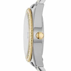FOSSIL SCARLETTE MINI UR DAME TO FARVET LÆNKE MED LYS SKIVE - ES4319