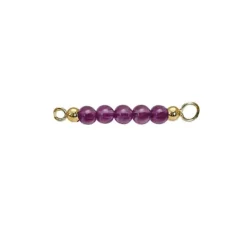 HEIRING AMETHYST TOP TIL MULTI ARMBÅND I FORGYLDT SØLV - 53-4-23FG