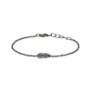 HEIRING FJER ARMBÅND MINI I OXYDERET SØLV - 51-6-02OX