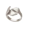 HEIRING MILLE RING NO. 5 I RHODINERERT SØLV - 53-3-75RH