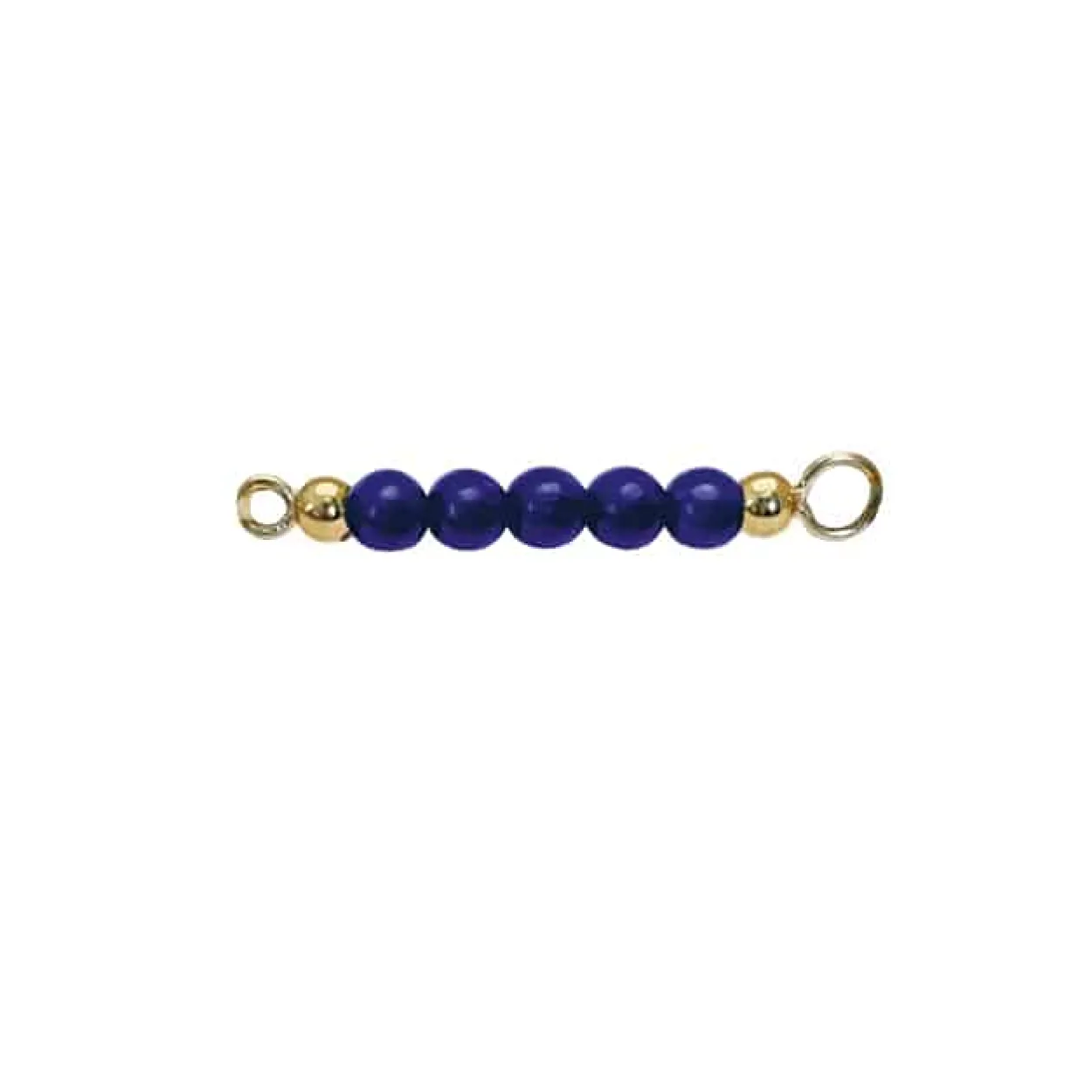 HEIRING MULTI TOP TIL ARMRING I FORGYLDT SØLV MED LAPIS - 53-4-24FG