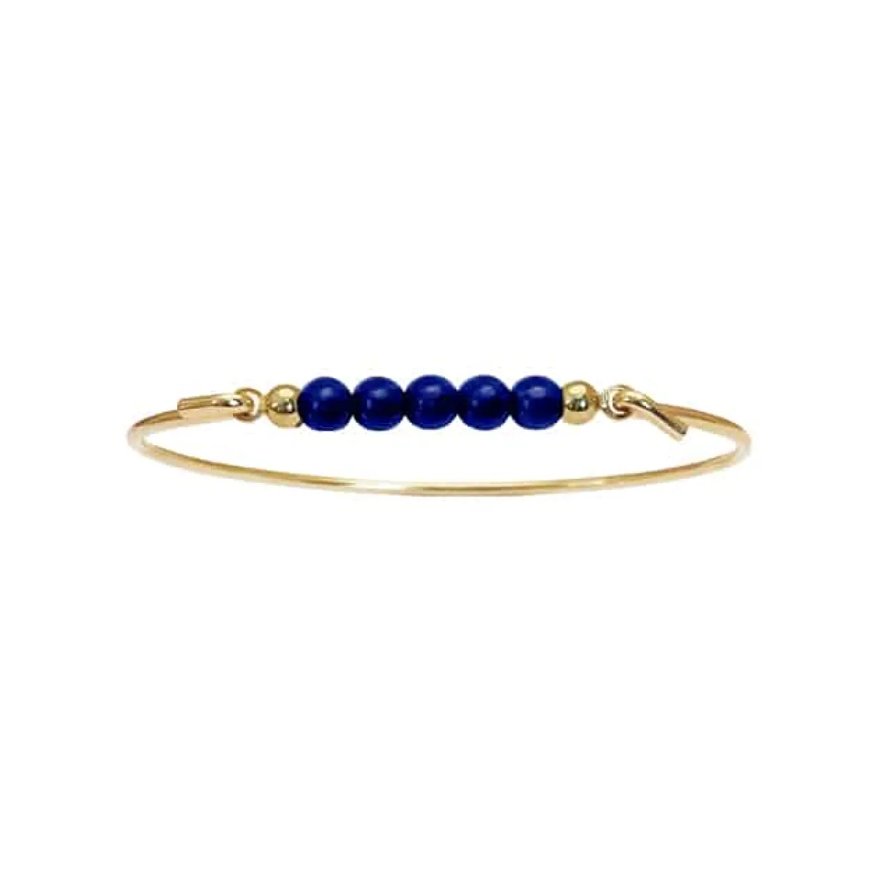 HEIRING MULTI TOP TIL ARMRING I FORGYLDT SØLV MED LAPIS - 53-4-24FG