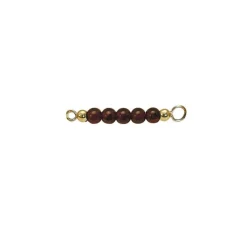HEIRING MULTI TOP TIL BANGLE ARMRING I FORGYLDT SØLV MED GRANAT - 53-4-21FG