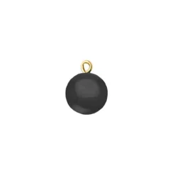 HEIRING VEDHÆNG TIL CREOL MED ONYX I FORGYLDT SØLV - 29-9-39CR/FG