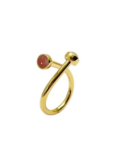 HEIRNG HORIZON RING MIX RED I FORGYLDT SØLV - 53-6-30FG-2
