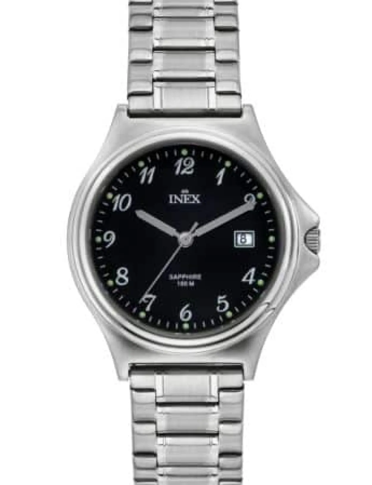 INEX UR HERRE STÅL MED SAFIRGLAS - A69507S5A