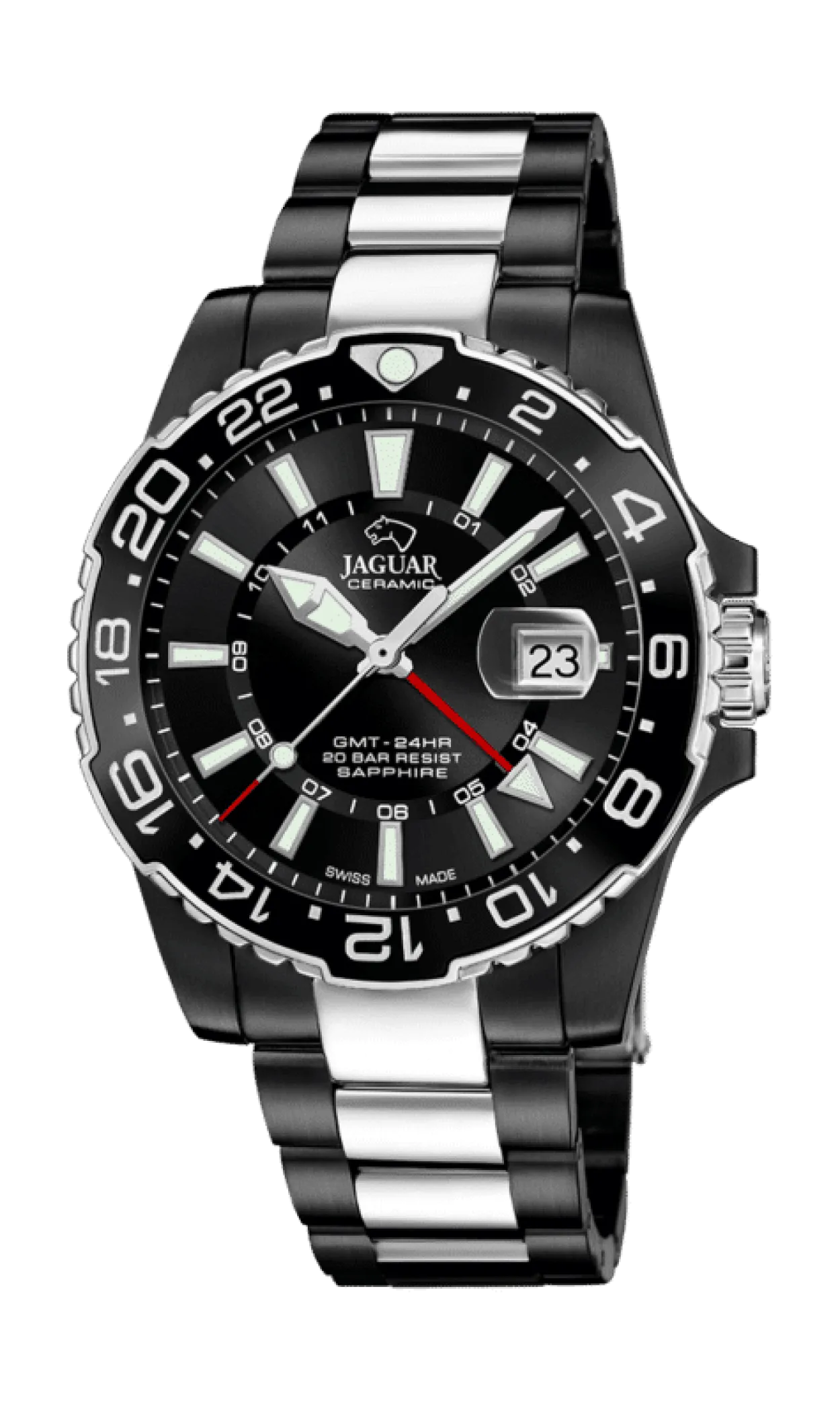 JAGUAR LIMITED EDITION SORT OG STÅL -J1031/1S