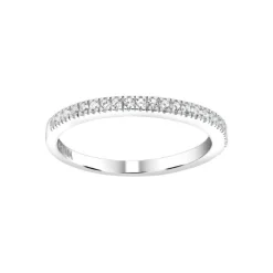 JOANLI NOR ADINANOR RING SØLV EN RÆKKE MED ZIRKONIA - 104504009