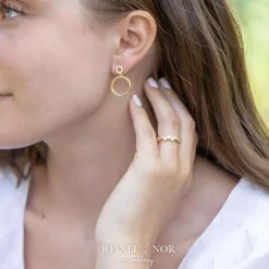 JOANLI NOR EMMYNOR RING FORGYLDT SØLV - 104508759