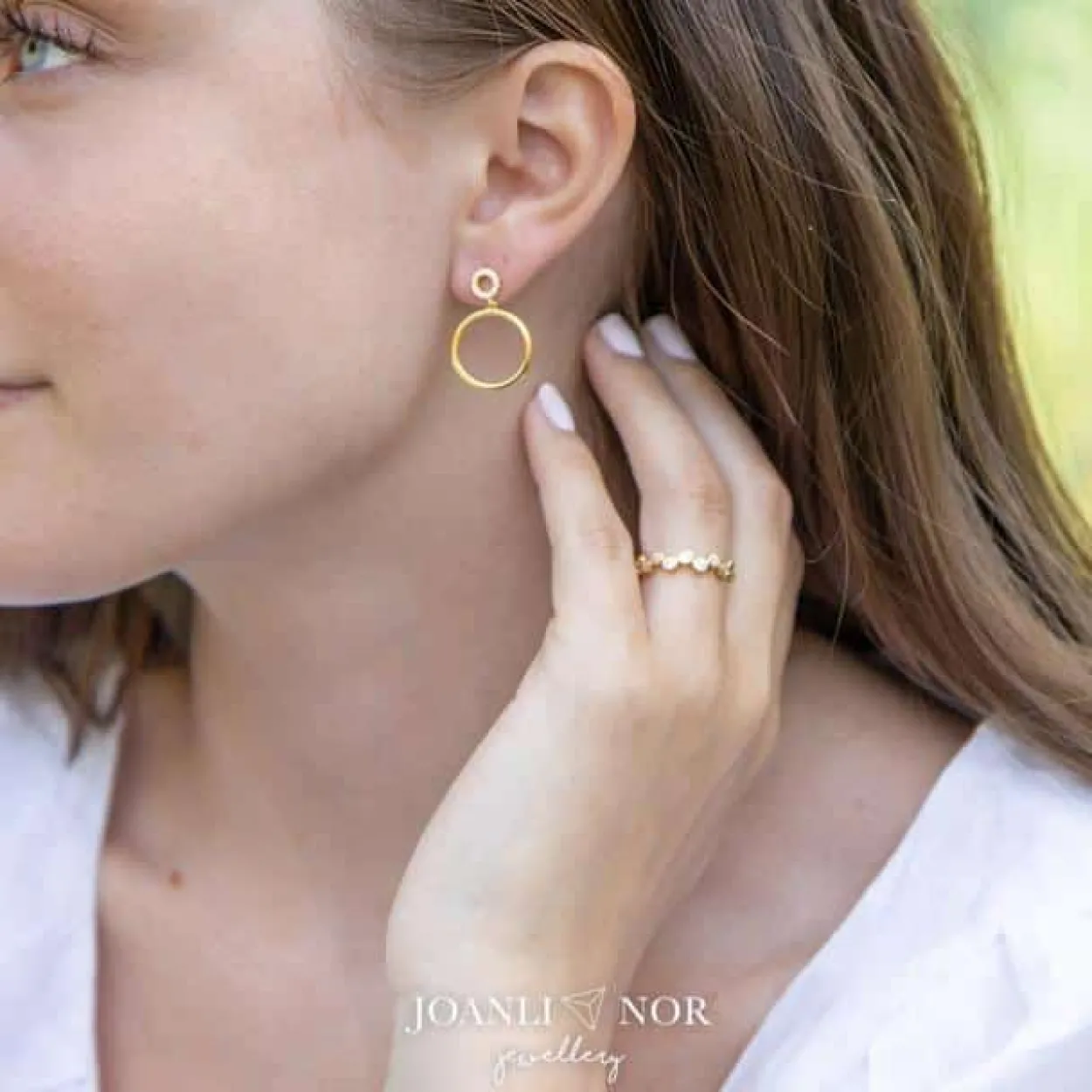 JOANLI NOR EMMYNOR RING FORGYLDT SØLV - 104508759
