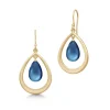 JULIE SANDLAU PRIME DROPLET EARRINGS SAPPHIRE BLUE - SDM90GDSACR