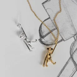 KAY BOJESEN JEWELRY ABE HALSKÆDE SØLV MED KÆDE - KBJ-4