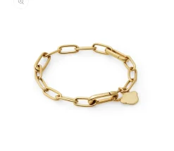 KAY BOJESEN JEWELRY KÆDEARMBÅND I MASSIV FORGYLDT STERLING SØLV 17,5 CM - KBJ-36-17
