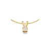 KLEOPATRA VEDHÆNG 14 KARAT GULD MED BRILLANT 0,20 CARAT - 2135,20