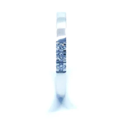 14 KT. ALLIANCE RING HVIDGULD MED BRILLANT 3X0,02 CT. W/SI
