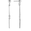 LUND COPENHAGEN ØRERING SØLV 2 LED - 9094336-6