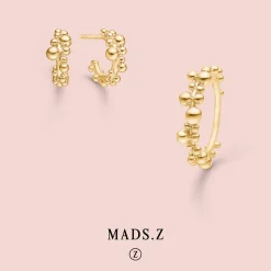 Mads Z Bubbles ring - 14 karat guld - Gratis fragt i DK