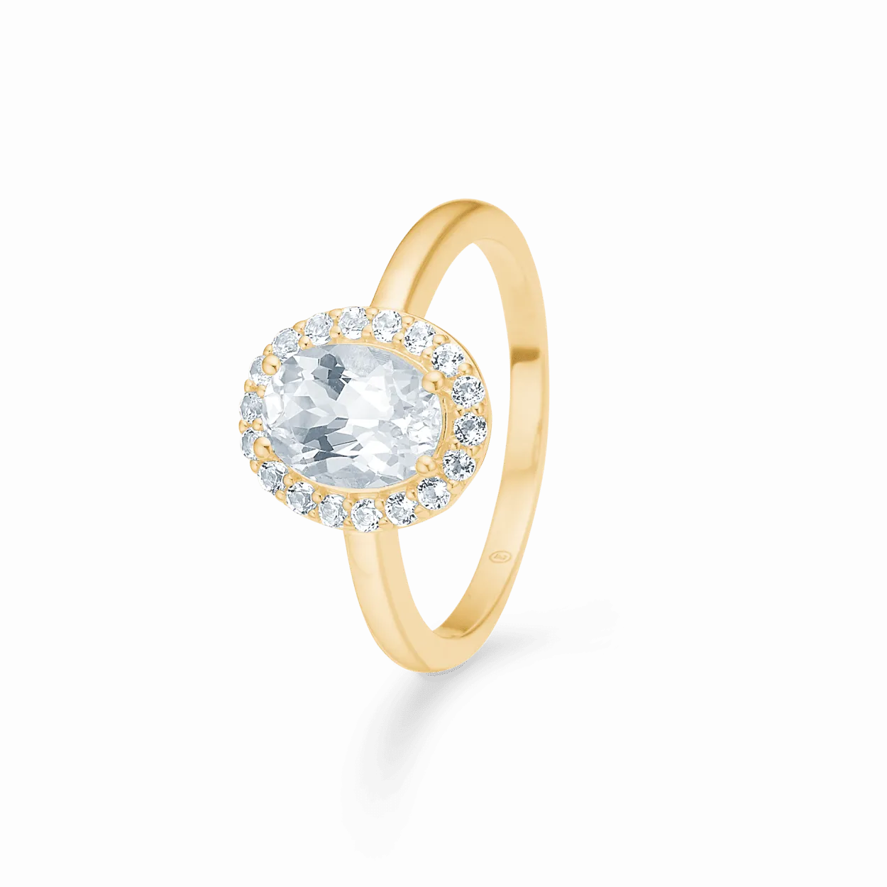 MADS Z CELESTIAL BY MEDINA 8 KARAT GULD RING MED TOPAS - 3346901