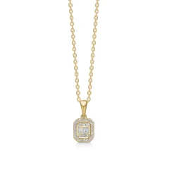 MADS Z ELIZABETH VEDHÆNG 14 KARAT MED 0,09 CT WESSELTON SI - 1531030