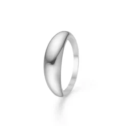 MADS Z HALF MOON RING SØLV - 2140093