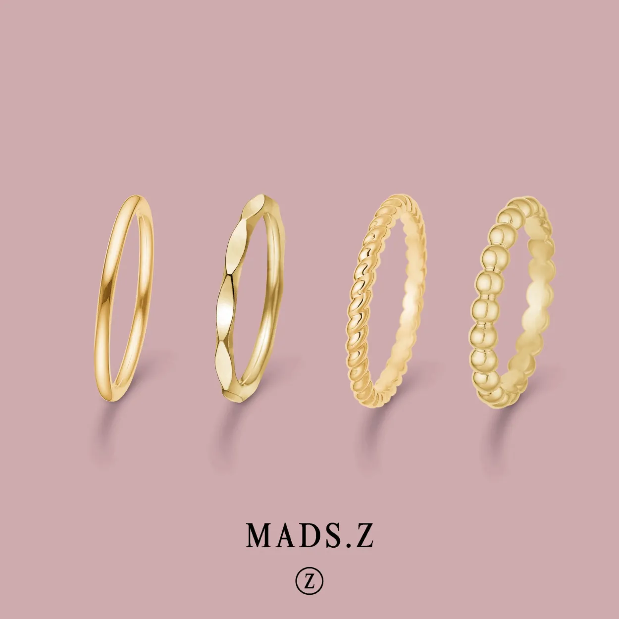 MADS Z POERTY RING 14 KARAT GULD - 1540044