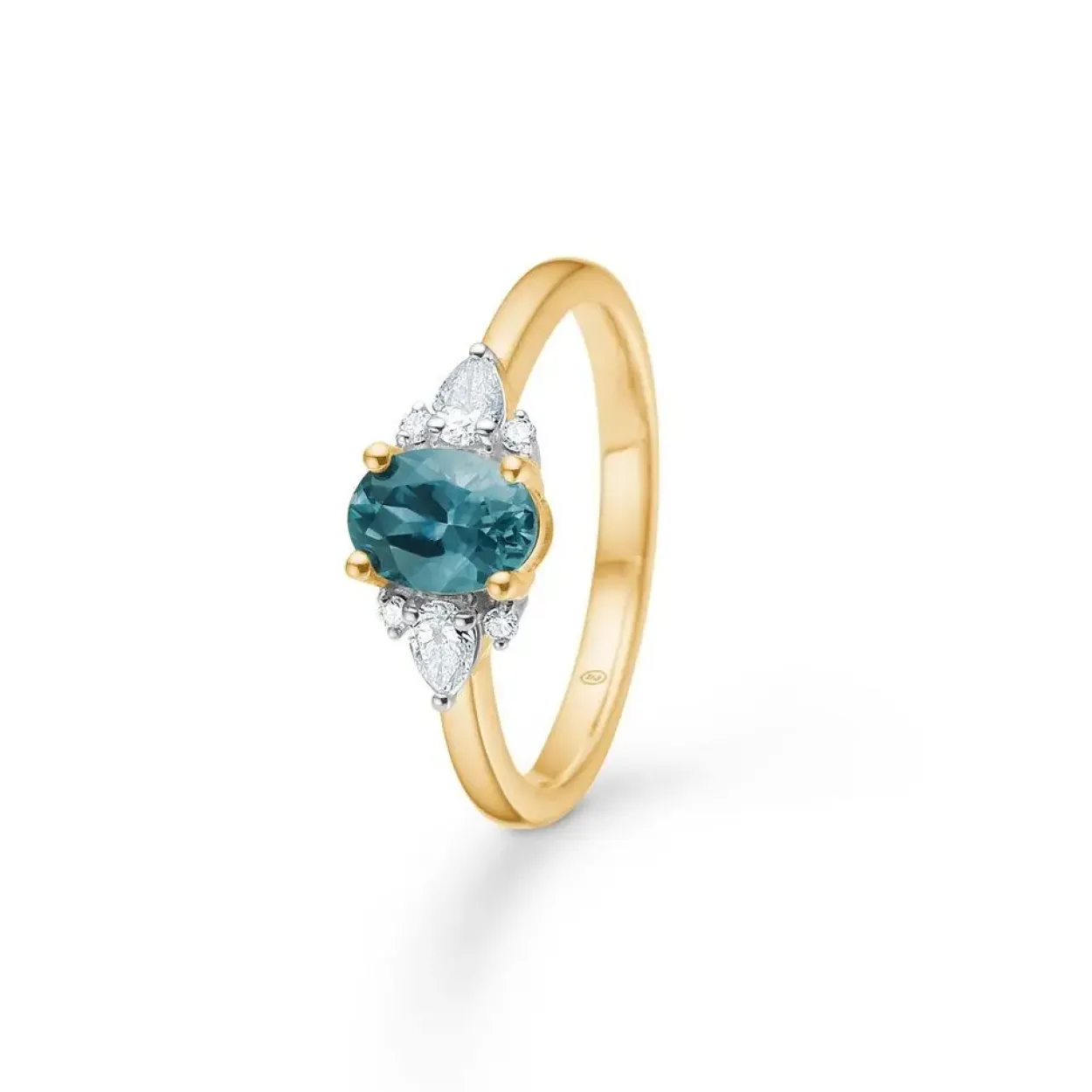 MADS Z SAPPHIRE WHISPER RING 14 KARAT GULD - 1544138