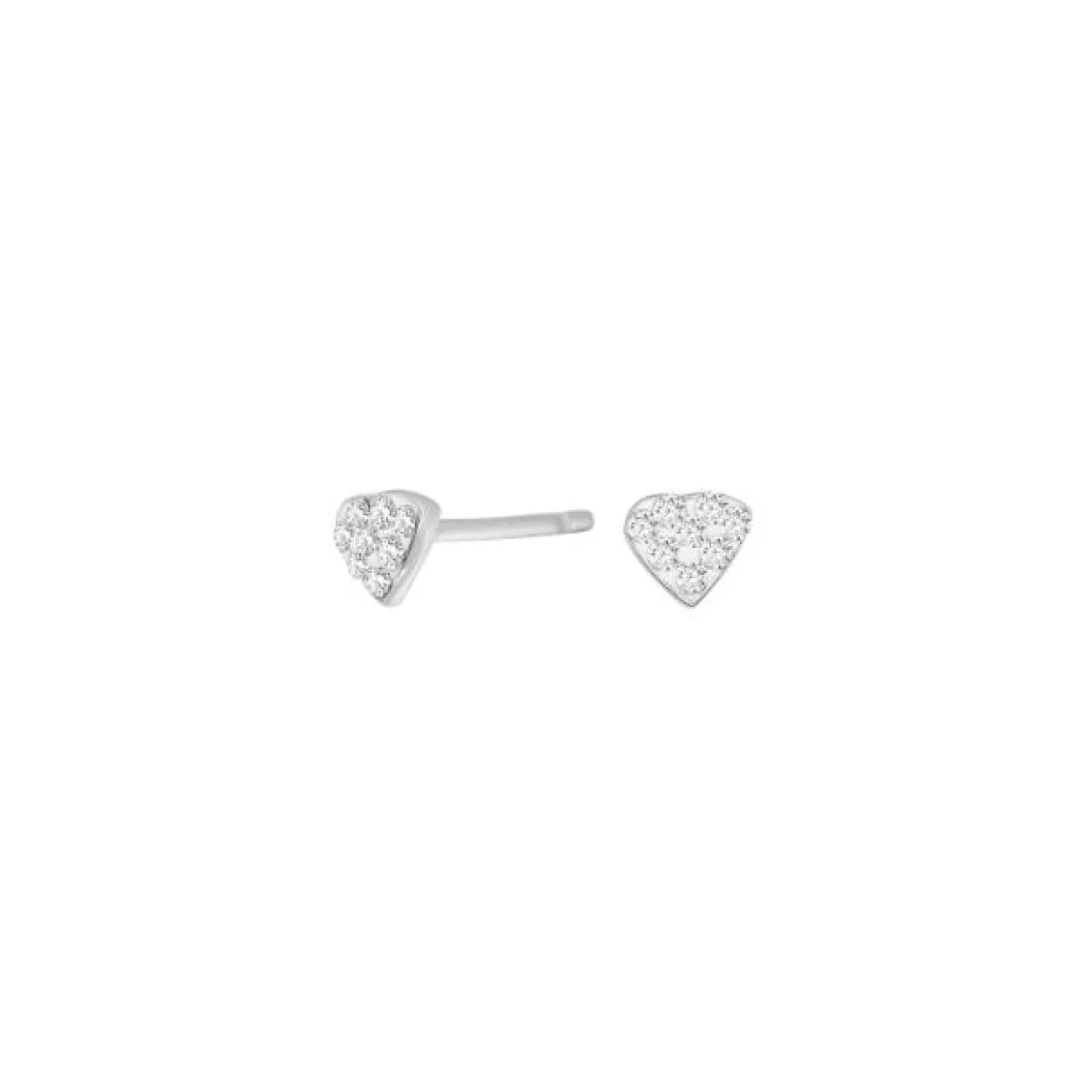 NOA KIDS JEWELLERY ØRERINGE HJERTE MED ZIRKONIA - 30251080900