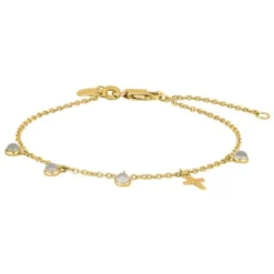 NORDAHL ARMBÅND SØLV FORGYLDT CROSS52 - 80257995900