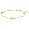 NORDAHL JEWELLERY ARMBÅND 8 KARAT GULD MED HJERTER - 80821940300