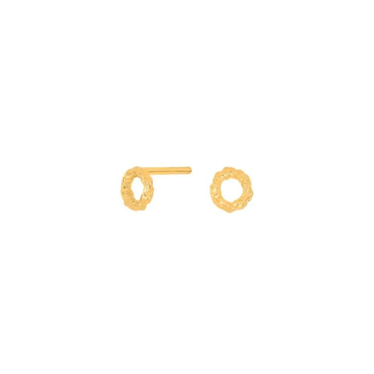 NORDAHL JEWELLERY HAPPY52 ØRERINGE I FORGYLDT SØLV - 30290605900