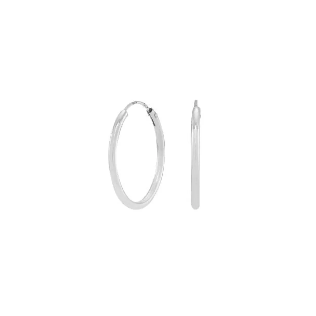 NORDAHL JEWELLERY RHODINERET SØLV CREOL 20 MM - 325 584