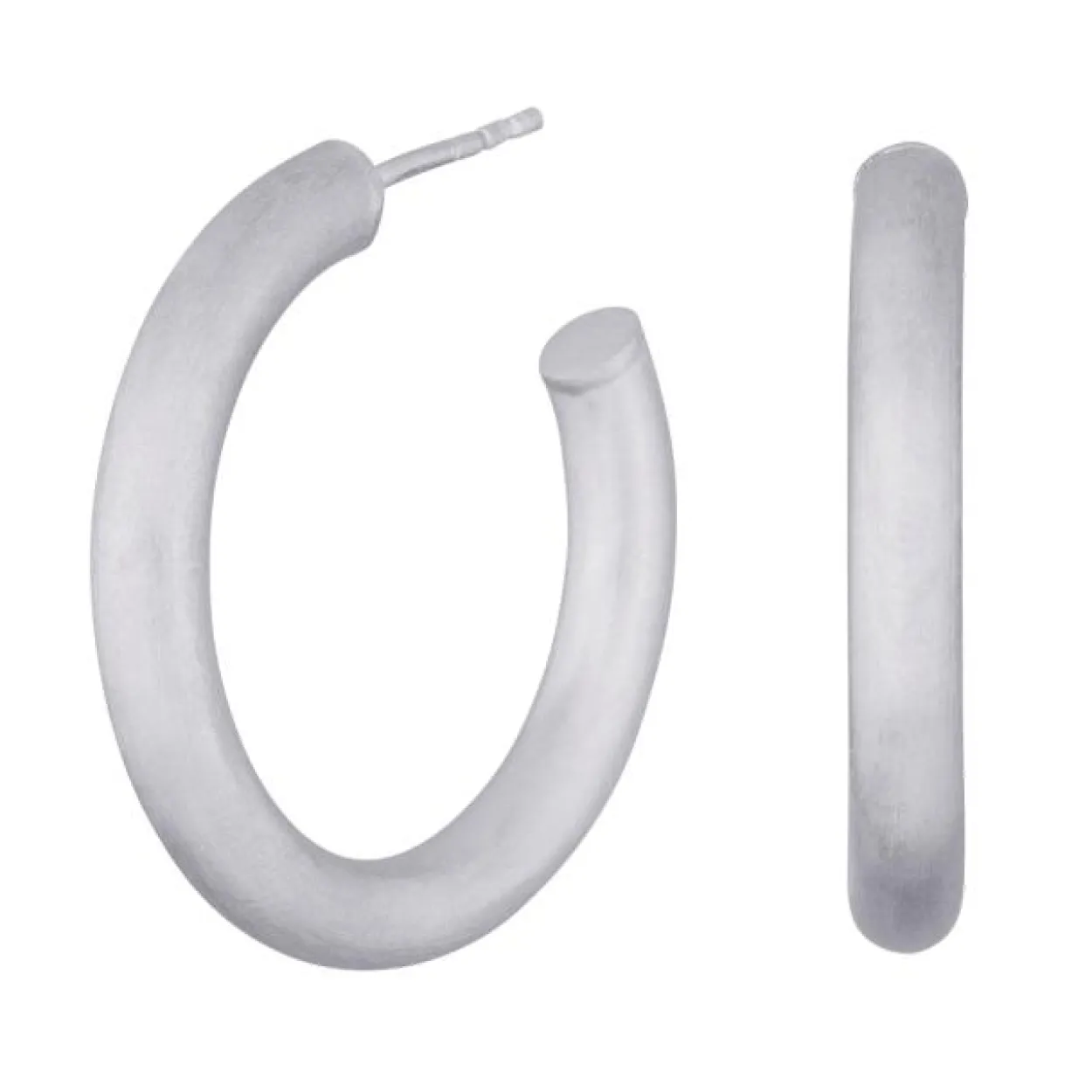 NORDAHL JEWELLERY SØLV CREOL MAT 30 MM - 325 671