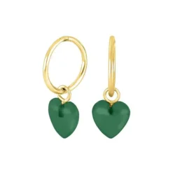NORDAHL JEWELLERY YOU52 ØRERINGE GRØN CHALCEDON - 30290415900